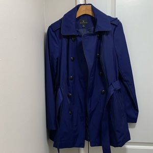Women’s Hooded Water Repellant Royal Blue Peacoat